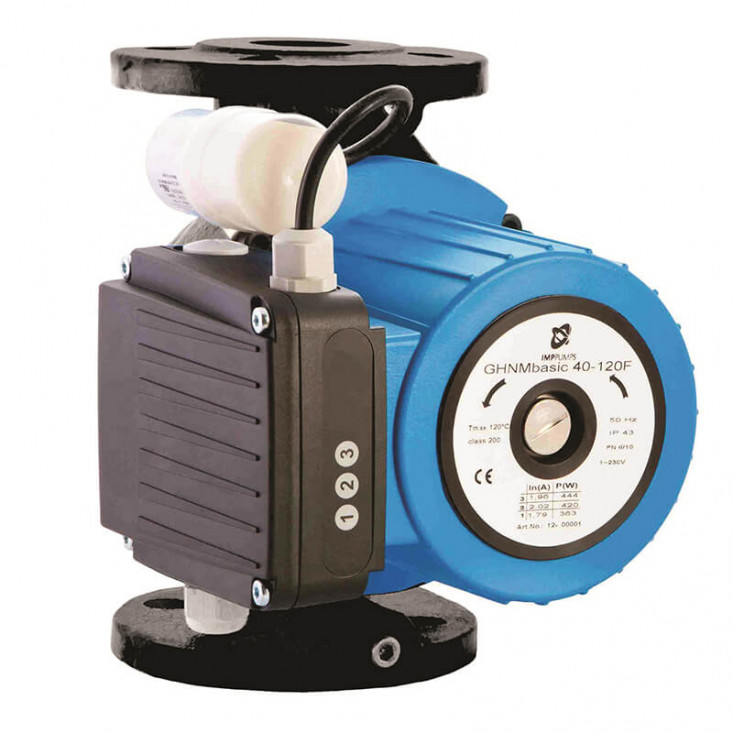 Циркуляционные насосы серии GHNMbasic II GHNMbasic II 50-120 F Циркуляционные насосы серии GHNMbasic II GHNMbasic II 50-120 F